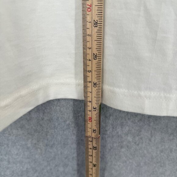 Nu Sport Mens VTG Baseball T Shirt Size XL White Embroidered Pastime Deadstock - Picture 15 of 16